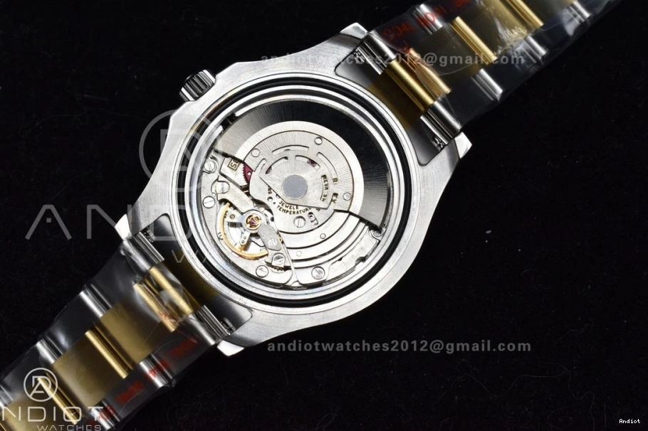 Yacht-Master 116623 GMF White Plated YG SA3135 Edition on YG Dial SS Bracelet Best 0417